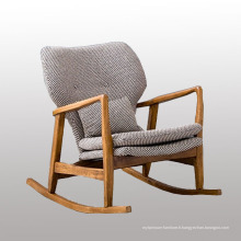 Mobilier de design neuf Chaise à bascule en bois
